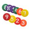 WHAMVOX 10pcs Soccer Training Marker Trays Professional Football Training Discs for Agility Drills and Sports Activities Random Colors TPE Material Lightweight and Stackable view 1