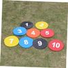 WHAMVOX 10pcs Soccer Training Marker Trays Professional Football Training Discs for Agility Drills and Sports Activities Random Colors TPE Material Lightweight and Stackable view 3