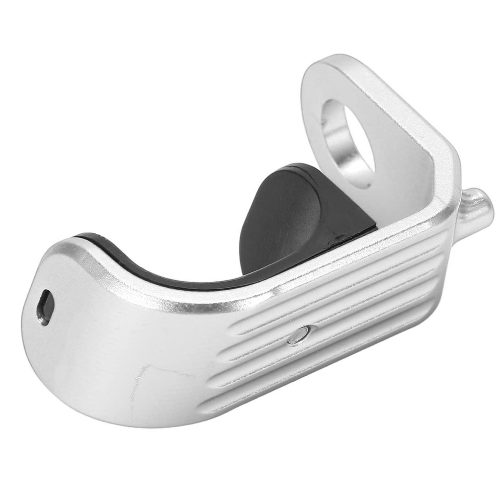 QANYEGN E Shaped Buckle, Bike Storage Hook, Wall Mot, Aluminum Alloy Hanger for Bike Storage and Organization(Sier)