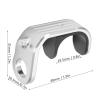 QANYEGN E Shaped Buckle, Bike Storage Hook, Wall Mot, Aluminum Alloy Hanger for Bike Storage and Organization(Sier) view 4