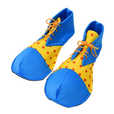 UxicRuya Clown Shoes Rainbows Shoes Carnivals Christmas Party Decorations Xmas Costume Accessories, E
