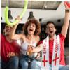 WHAMVOX 2pcs England Soccer Fans Knit Scarf for Football Games Cheering and Support for Festivals and Live Events Satin Material Comfortable Wear view 3