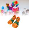 UxicRuya Clown Shoes Rainbows Shoes Carnivals Christmas Party Decorations Xmas Costume Accessories, A view 3