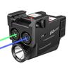 EZshoot Dual Laser Beam for Gun, 700 Lumens Pistols Light Compatible with Glock Beam for Gun, Rechargeable Compact Blue Green Laser Light Combo