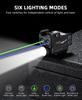 EZshoot Dual Laser Beam for Gun, 700 Lumens Pistols Light Compatible with Glock Beam for Gun, Rechargeable Compact Blue Green Laser Light Combo view 3