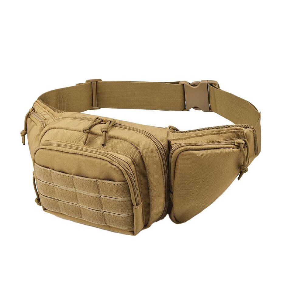 BudgetBundles US 1-2 Pc Tactical Pistol Pouch Waist Gun Pack Bag Fanny Packs Concealed Carry (Camouflage,1 Pack)