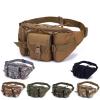 RISESHINE Tactical Fanny Pack, Dual Men Wait Bag Hip Belt Bumbag Utility Bags for Outdoor Fishing Hiking Climbing Cycling, 35X10X17CM view 2