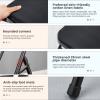 Yoga Auxiliary Chair Backless Yoga Chair - Portable Folding Chair for Flexibility and Strength Training - Non-Slip Feet Covers Included view 3