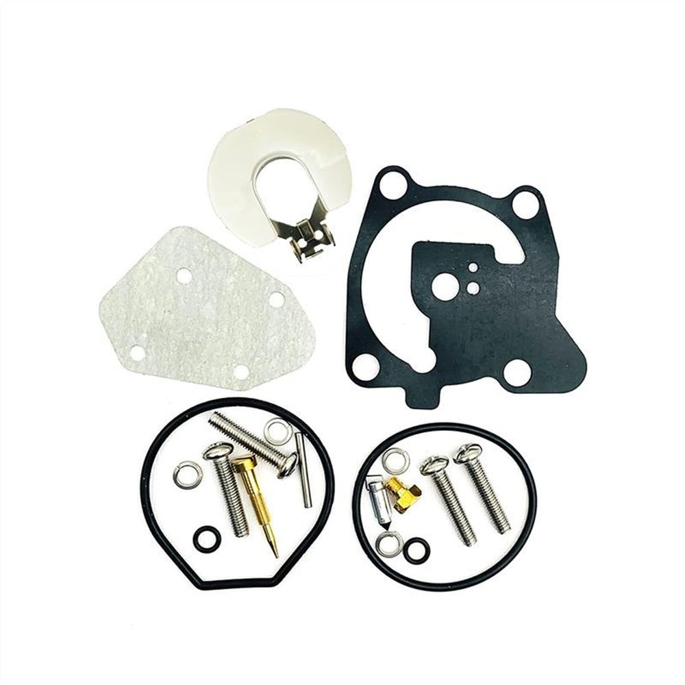 Boat Motor Carburetor Carb Repair Kit for Yamaha 66T-W0093-00-00 66TW00930000 Outboard 40HP X models E40X (Color : 1 SET)