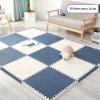 Altsuceser 12Pcs Foam Floor Tiles, EVA Foam Mat, Kids Play Mat for Floor, Interlocking Floor Mats, Extra Thick Floor Exercise Mat for Home Gym Workout Equipment White view 3