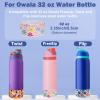HEYSKAY 2PCS Silicone Boot for Owala Flask Water Bottle 32oz Anti-Slip Protective Sleeve for Owala Twist,FreeSip and Flip Stainless Steel Water Bottle BPA-Free Boot Bottom Base view 2