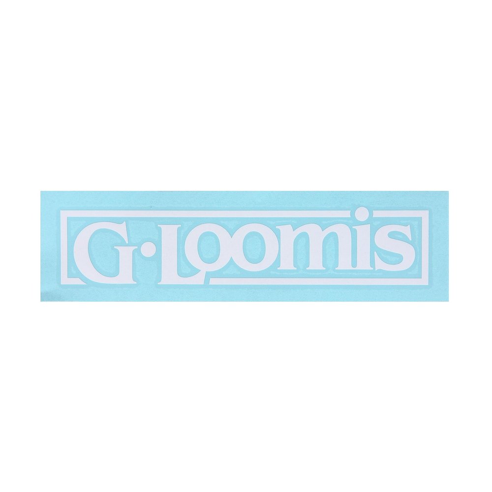 Gloomis G. LOOMIS Block Logo Decals Stickers (GDECALSWH) Fishing