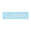 Gloomis G. LOOMIS Block Logo Decals Stickers (GDECALSWH) Fishing view 1