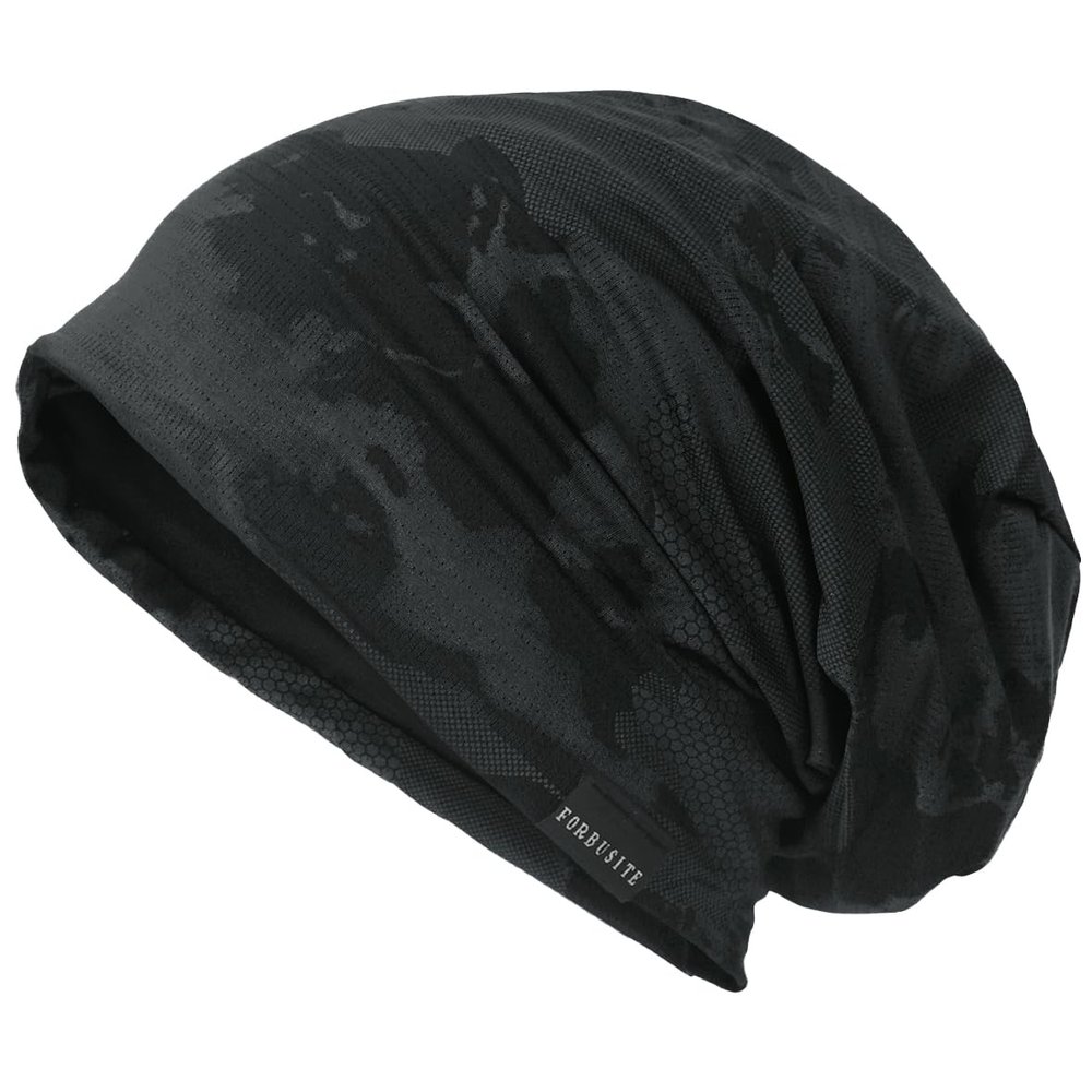 Men's Vintage Slouch Beanie Hats Thin Cool Baggy Summer Skull Cap (Vogue Grey)