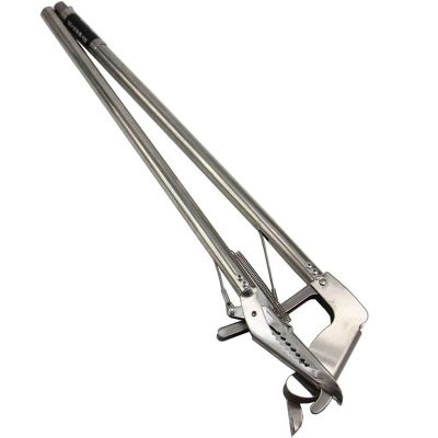 GeRRiT Snake Tong Foldable Self Lockable Stainless Steel Garbage Clip Strong Safe Reptile Grabber Catcher Snake Handling Tool Reptile Handling Tool (Size : 1.5M)
