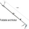 GeRRiT Snake Tongs, 1.5M Foldable Self Lockable Reptile Grabber, Heavy Duty Snake Grabber Snake Catcher Rattle Wide Jaw Handling Tool for Reptile Catcher Tool view 2