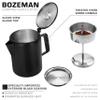COLETTI Bozeman Black Percolator Coffee Pot  Camping Coffee Pot  Americas Sleekest Percolator  NO Aluminum or Plastic [12 cup] view 2