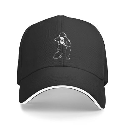 GEZHONU The Photographer Hat Adjustable Funny Sandwich Baseball Cap Curved Visor Men Women Black