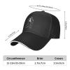 GEZHONU The Photographer Hat Adjustable Funny Sandwich Baseball Cap Curved Visor Men Women Black view 4