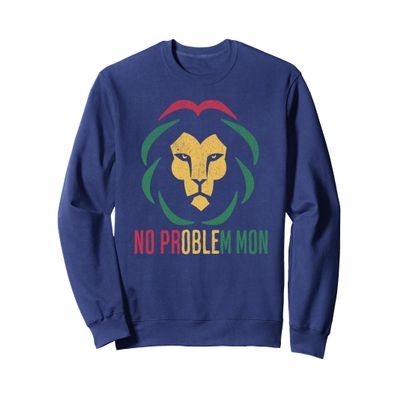 No Problem Mon Jamaica Lion Of Judah Jamaican Flag God Love Sweatshirt