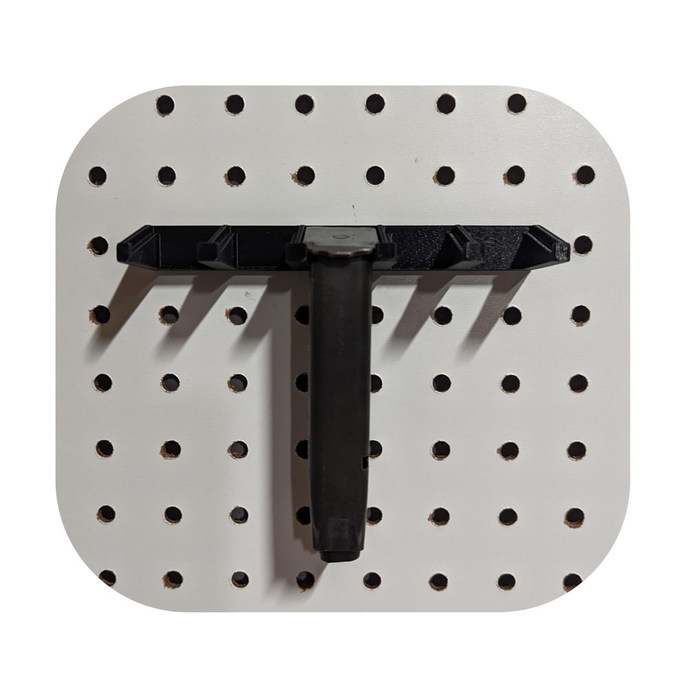 Hammy3DPrints Mount for Browning/Hi-Power Original Mags - Pegboard/Metal Pegboard/Skadis/etc. | Magazine Holder Storage Rack (Wall Control/Gun Pegboard)