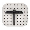 Hammy3DPrints Mount for Hi-Point C9 / CF380 Mags - Pegboard/Metal Pegboard/Skadis/etc. | Magazine Holder Storage Rack (Squarelok) view 1