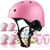 FOOKCIAN Kids Helmet,Toddler Skateboard Helmets for Ages 2-3-5-8-14 Years Boys Girls with Knee and Elbow Pads Wrist Guards fit Roller Skates,Skateboarding,Skating Scooter Adjustable Kids Helmet view 1