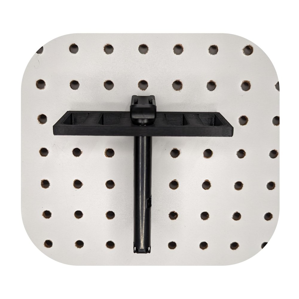 Hammy3DPrints Mount for Hi-Point C9 / CF380 Mags - Pegboard/Metal Pegboard/Skadis/etc. | Magazine Holder Storage Rack (Secure Wall)