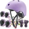 FOOKCIAN Kids Helmet,Toddler Skateboard Helmets for Ages 2-3-5-8-14 Years Boys Girls with Knee and Elbow Pads Wrist Guards fit Roller Skates,Skateboarding,Skating Scooter Adjustable Kids Helmet view 1