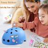 FOOKCIAN Kids Helmet,Toddler Skateboard Helmets for Ages 2-3-5-8-14 Years Boys Girls with Knee and Elbow Pads Wrist Guards fit Roller Skates,Skateboarding,Skating Scooter Adjustable Kids Helmet view 2