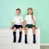 Silky Toes Viscose Bamboo School Uniform Dress Socks for Boys Girls, 3-6 Pk, Seamless Sensory Crew Socks for kids view 2