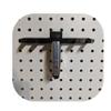Hammy3DPrints Mount for Springfield Hellcat 9mm Mags - Pegboard/Metal Pegboard/Skadis/etc. | Magazine Holder Storage Rack (Squarelok) view 1
