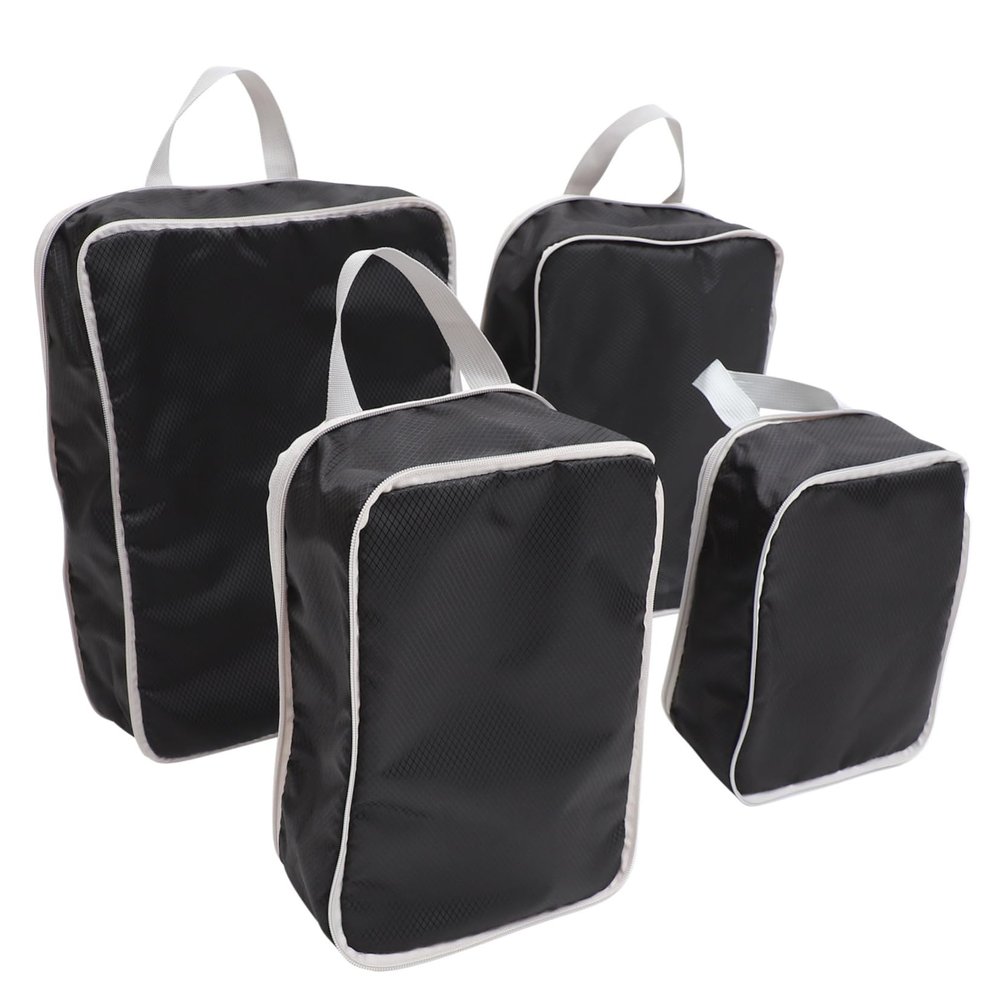 Healeved 4pcs Compression Travel Packing Cubes Versatile Organizer Bags for Clothes Toiletries Electronics Compact Lightweight Travel Essential for Business Trips Outdoor Adventures