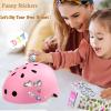 FOOKCIAN Kids Helmet,Toddler Skateboard Helmets for Ages 2-3-5-8-14 Years Boys Girls with Knee and Elbow Pads Wrist Guards fit Roller Skates,Skateboarding,Skating Scooter Adjustable Kids Helmet view 2