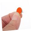 BESPORTBLE 50pieces Reflective Trail Markers Thumb Pins for Camping Driveways and Parking Lots Easy Installation Enhanced Visibility for Nighttime Use view 4