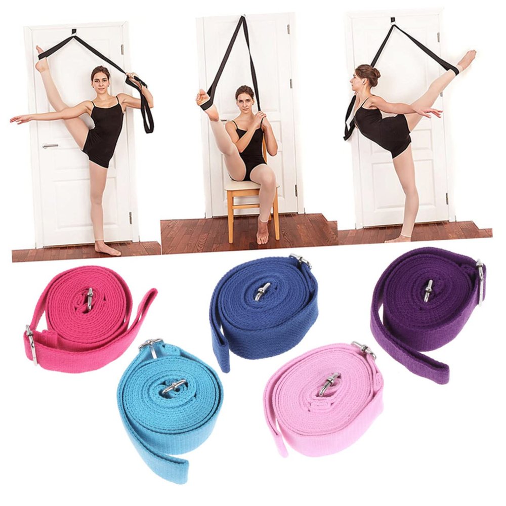 Milisten 1pc Elastic Ballet Foot Stretch Band for Flexibility Training Yoga Resistance Band for Stretching Soft Split Trainer for Ballet Dance Gymnastics and Exercise Blue