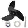 3-Blade Electric Motor Propeller with Propeller Savers and one Adapter for Marine Boats and Fishing Propeller view 3