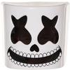 InSpirit Designs Adult Skeleton Marshmello Half Mask | Officially licensed | Marshmello Helmet | DJ Costume | Skeleton Mask view 1