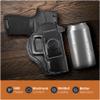 Genuine Leather Iwb Optical Holster for Sig Sauer P320C Pistol - for Tactical Handgun - Leather Concealed Carry Holster - Comfortable Appendix Everyday Carry - Maxx Carry Holsters view 4