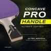 PRO-SPIN Ping Pong Paddles  ITTF Approved Professional Table Tennis Rackets with Carbon Fiber for Superior Control | 7-Ply Blade, Premium Rubber, 2.0mm Sponge (Blue|Violet, 2-Pack) view 4