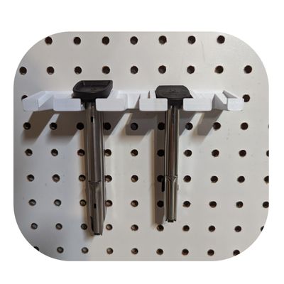 Hammy3DPrints Mount for S&W M&P 22 Mags - Pegboard/Metal Pegboard/Skadis/etc. | Magazine Holder Storage Rack (Non-Compact: Secure Wall)