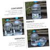 1pc Outdoor Water Bucket Large 5L PC Water Storage Sturdy Camping Gadget view 3