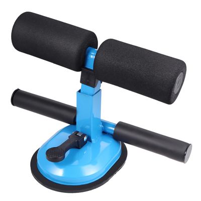 Milisten 1pc Suction Cup Sit-up Assist Device Creative Fitness Equipment for Home Workout Dual Bar Abdominal Trainer for Men Women Blue