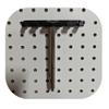 Hammy3DPrints Mount for Mark II/III/IV and 22/45 Mags - Pegboard/Metal Pegboard/Skadis/etc. | Magazine Holder Storage Rack (22/45: Secure Wall) view 1