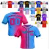 Custom Baseball Jerseys - Personalized Team Uniforms for Men, Women, Boys, and Girls - Add Your Name, Number, or Logo - Customized Softball Shirts for Sports Fans, Teams, Events, Gifts view 1