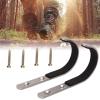 Alomejor Stainless Steel Wall Mount Hangers with Felt Lining Strong Steel Structure for Archery Bow Storage Rack view 3
