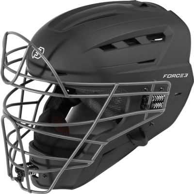 FORCE3 PRO GEAR Defender XS3 Catchers Helmet Matte (Black/Graphite, Large)