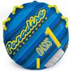 NorEast Outdoors Paradise Water Sports - Oasis Towable Tube for Boating - 1 Rider, Blue/Yellow view 1