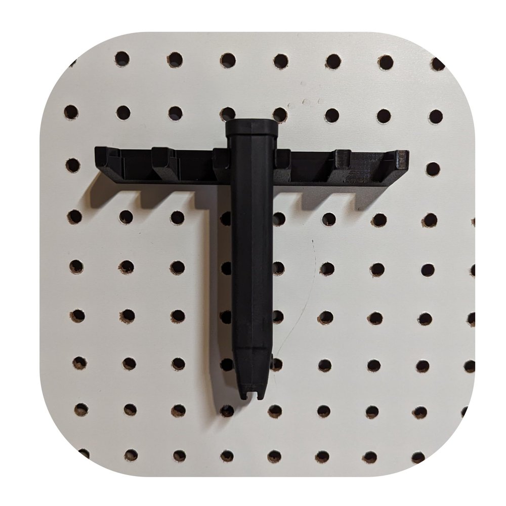 Hammy3DPrints Mount for Sig P322 Mags - Pegboard/Metal Pegboard/Skadis/etc. | Magazine Holder Storage Rack (Squarelok)