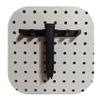 Hammy3DPrints Mount for Sig P322 Mags - Pegboard/Metal Pegboard/Skadis/etc. | Magazine Holder Storage Rack (Heavyweight Diamond Plate Steel) view 1